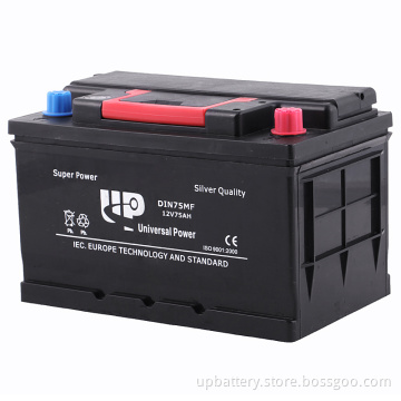 Car Battery DIN75mf 12V 75ah